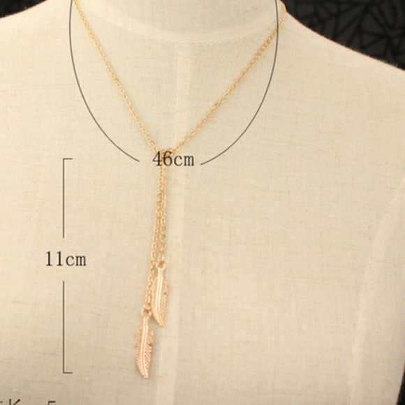 🔥Flash Sale! 🔥 Gold p leaf necklace - Picture 4 of 4