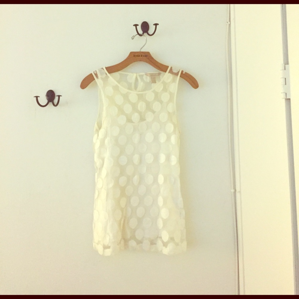 Adorable white Banana Republic Tank