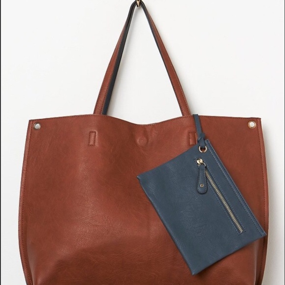 Free People Slouchy Vegan Tote