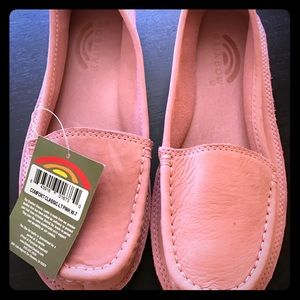 Pink Rainbow slip on loafer