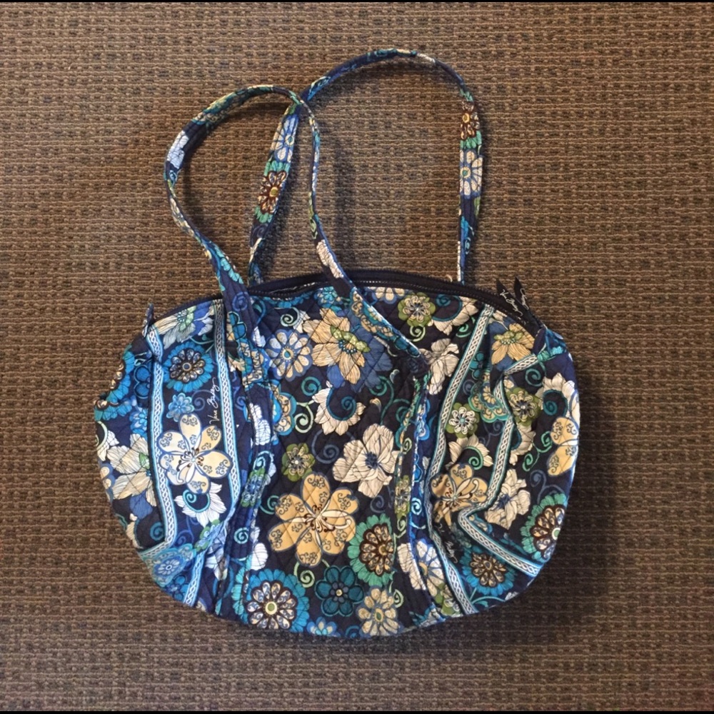 Vera Bradley Small Duffel Mod Floral Blue