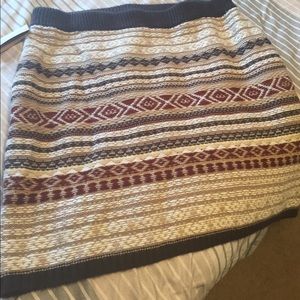 Maurice's patterned skirt