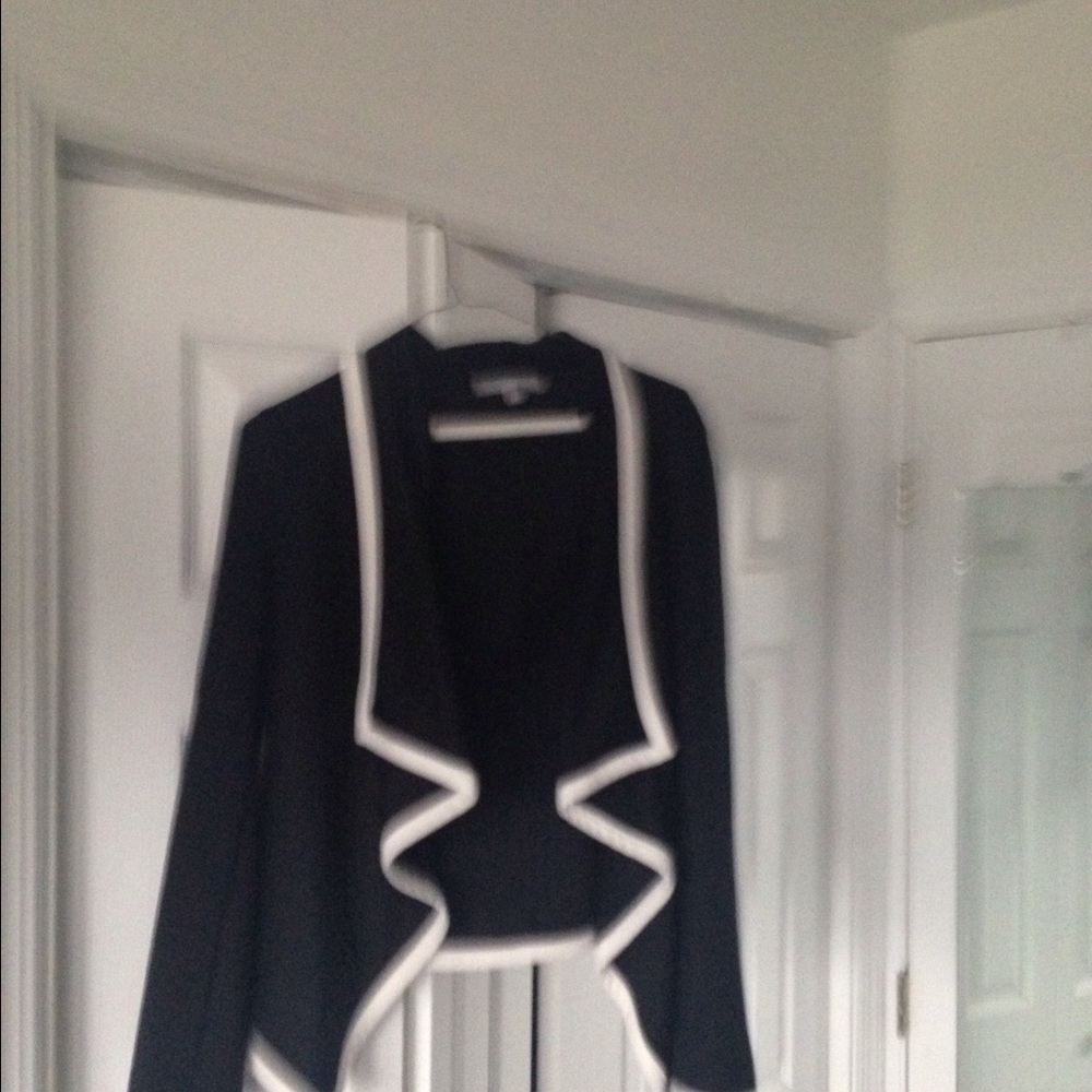 NY Collection Jacket with Black with White  piping