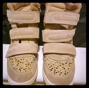 Suede Sparkle Aldo Hightops