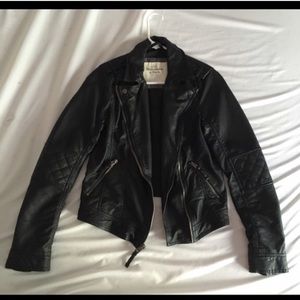 Leather Jacket - Jet Black