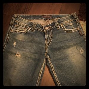 Silver Twisted jeans
