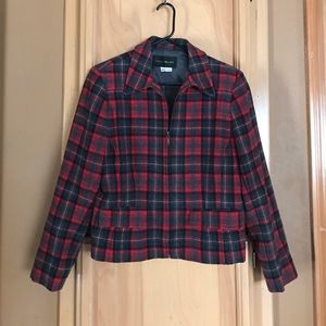 Harris Wallace plaid tweed jacket