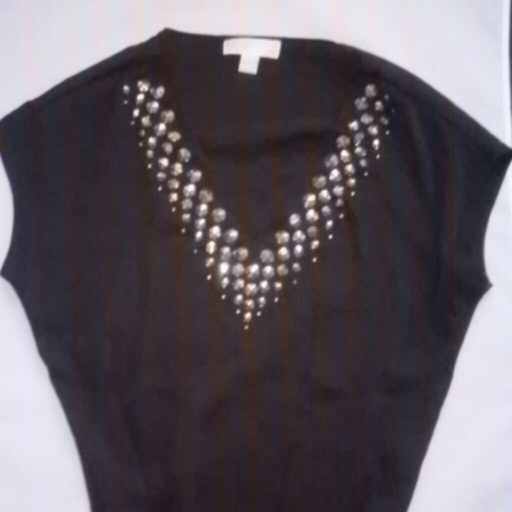 NWOT Michael Kors Studded Top
