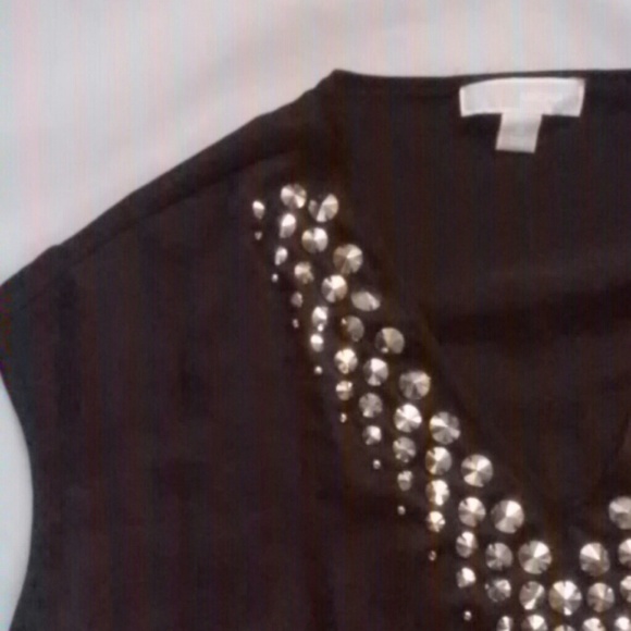 NWOT Michael Kors Studded Top - Picture 3 of 4