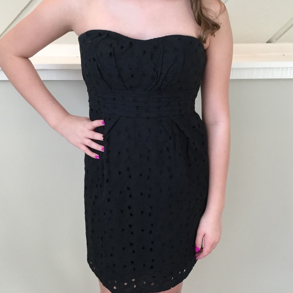 Black Tube Top Dress