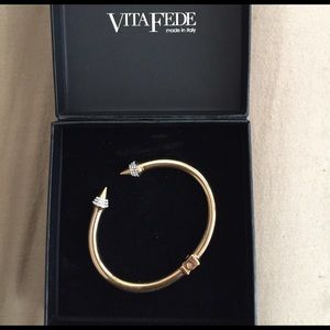 Vita Fede Crystal Cuff Bracelet