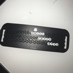 Three super cute chokers from topshop