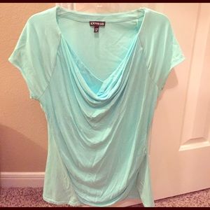 Express teal blouse