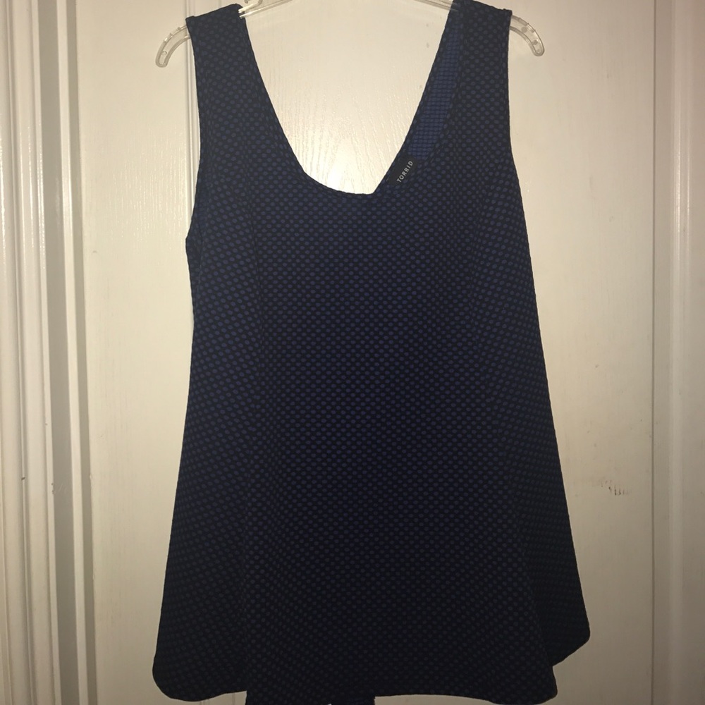 Torrid peplum tank 💙