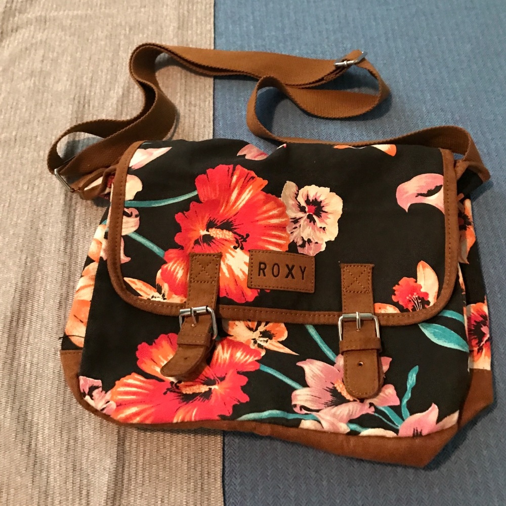 Floral roxy cross body bag
