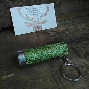 Glitter Shotgun Shell Keychain