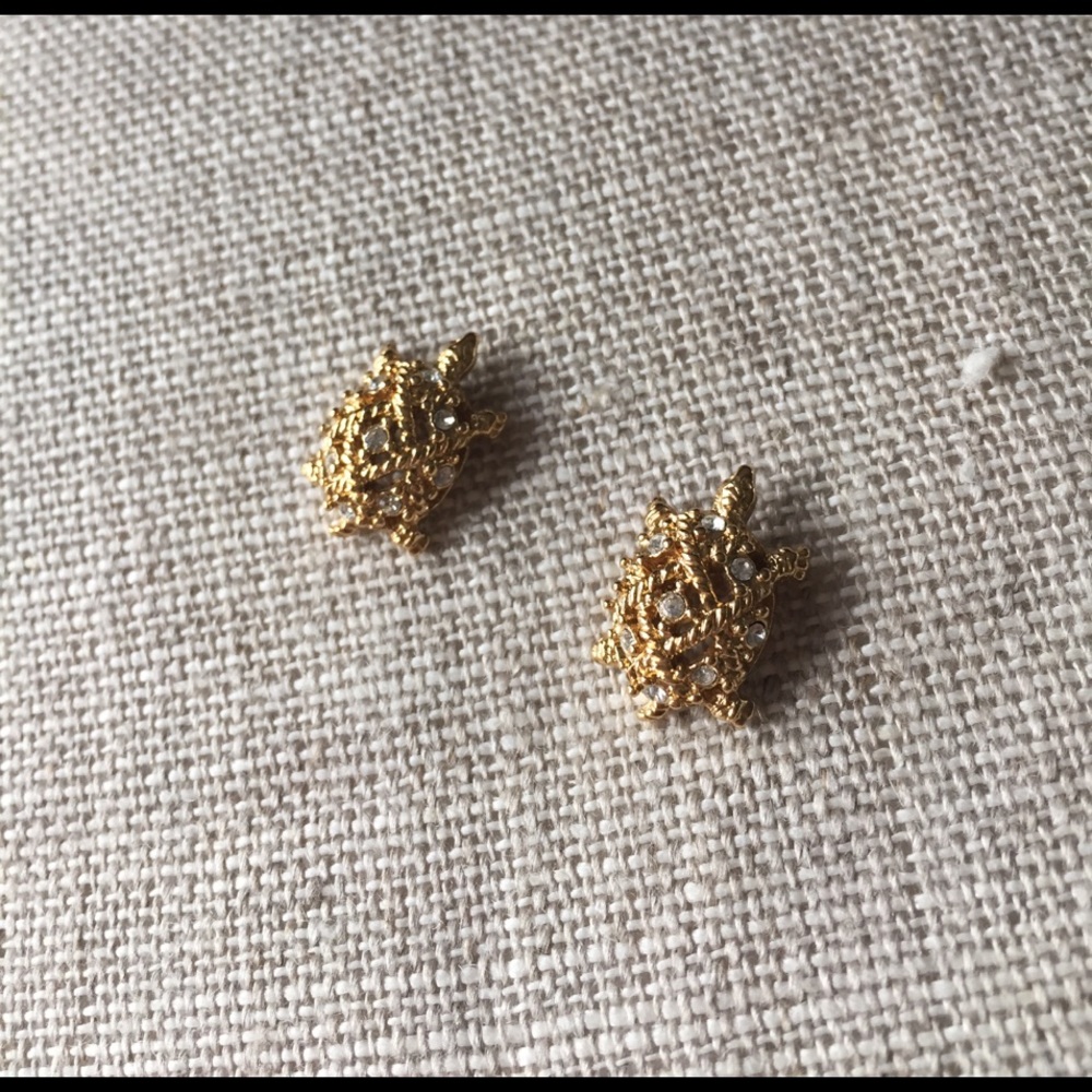 Kate Spade Gold Turtle Earrings