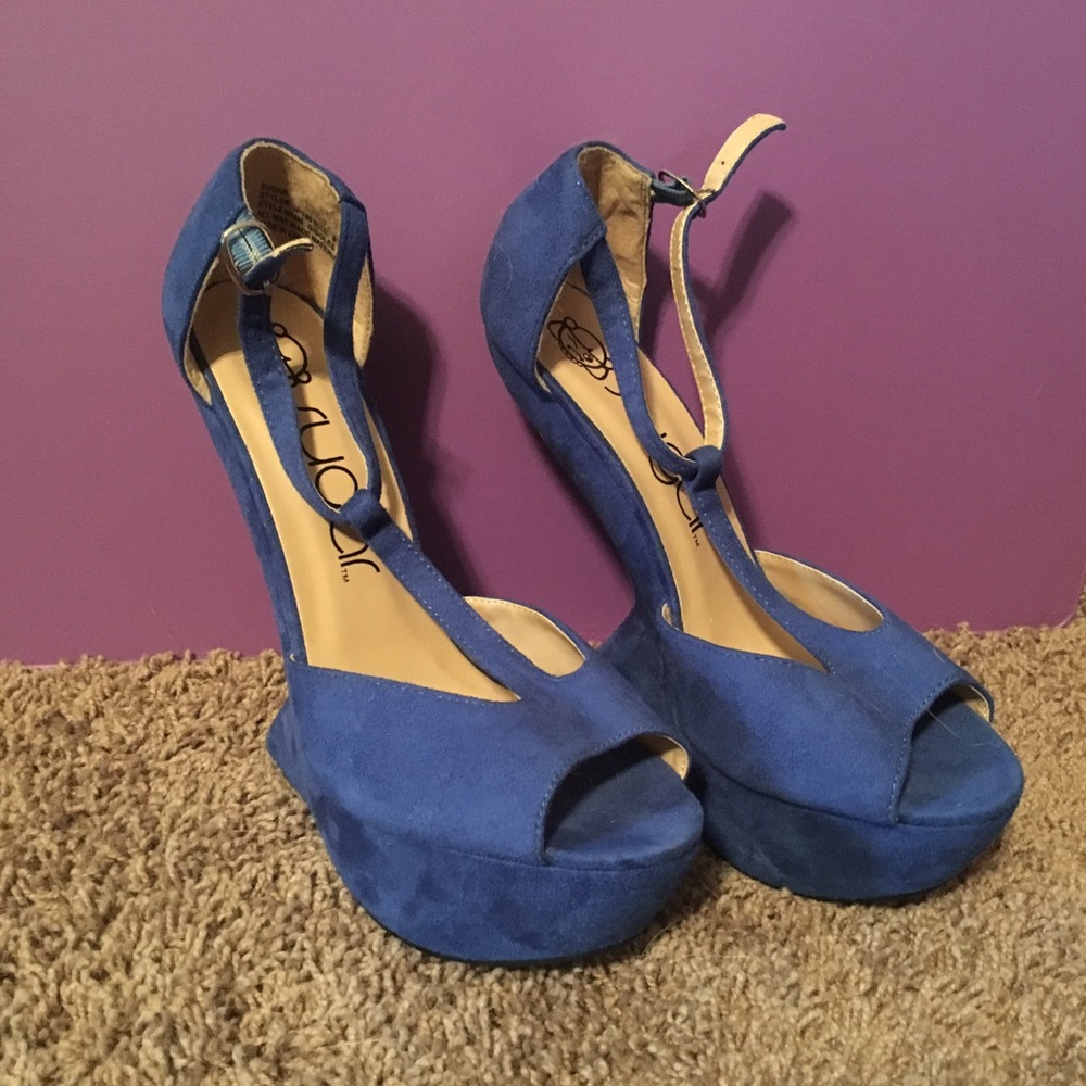 Sugar Anti-Gravity Suede Wedges