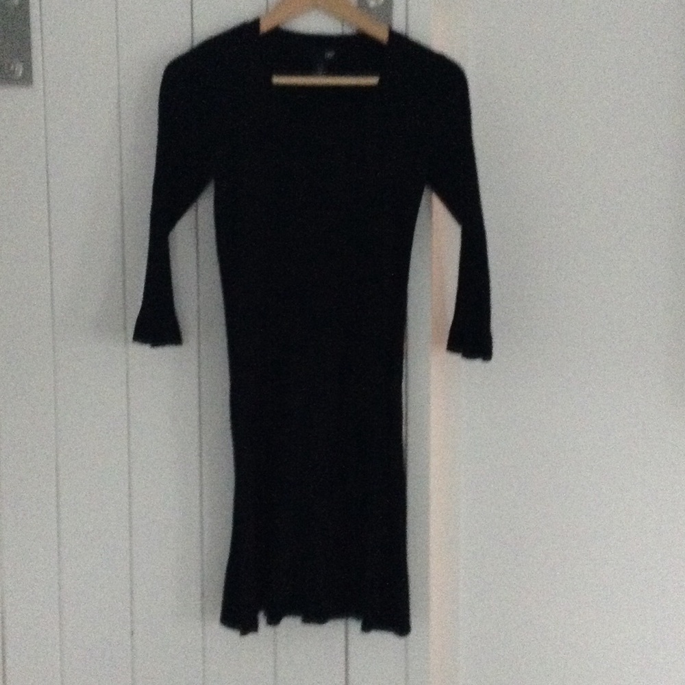 H&M black knit dress