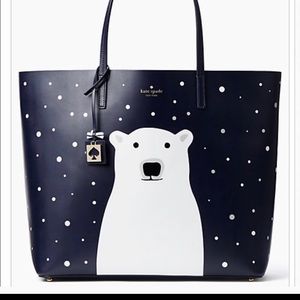 Kate Spade Polar Bear Tote, NWT