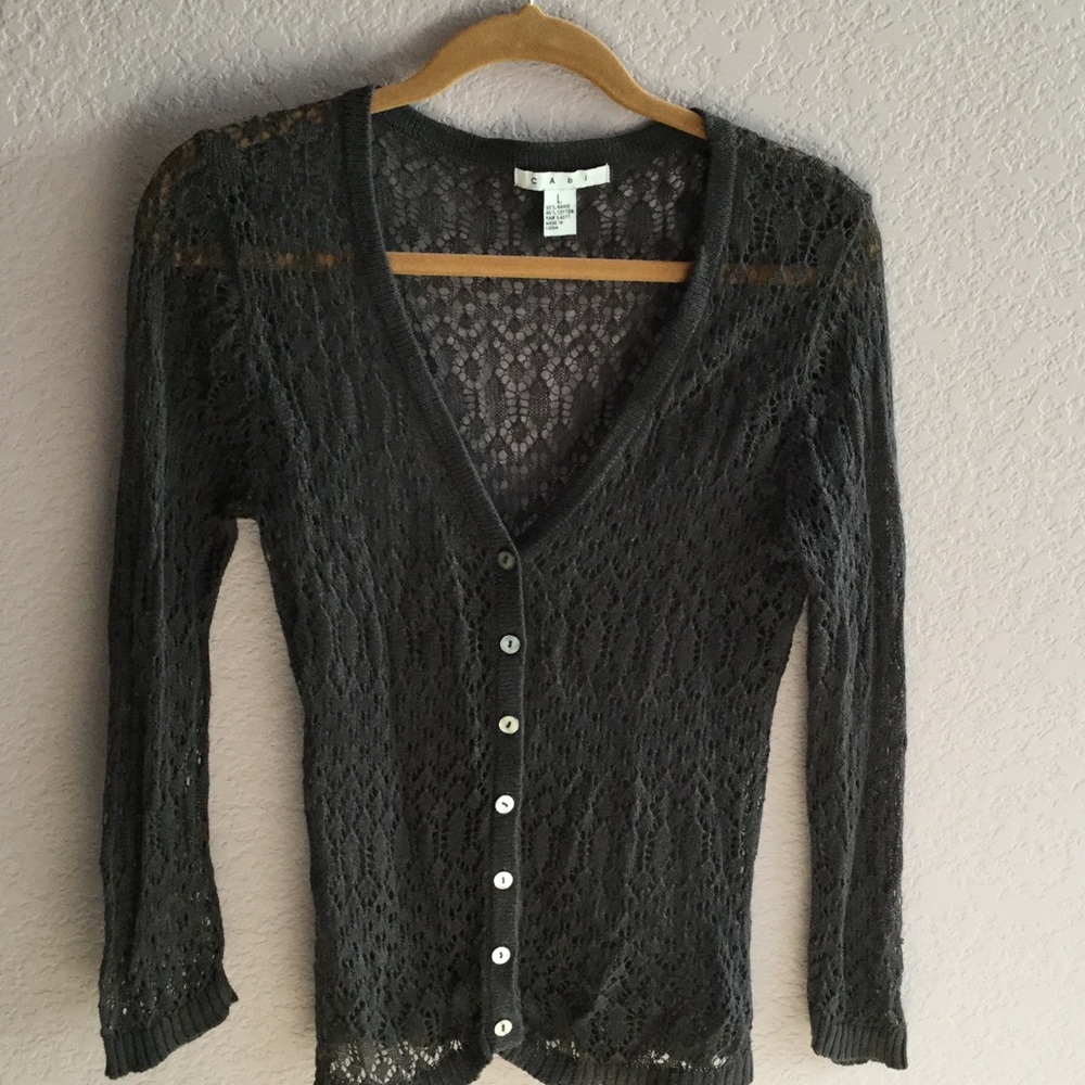 Gray Cabi Sweater