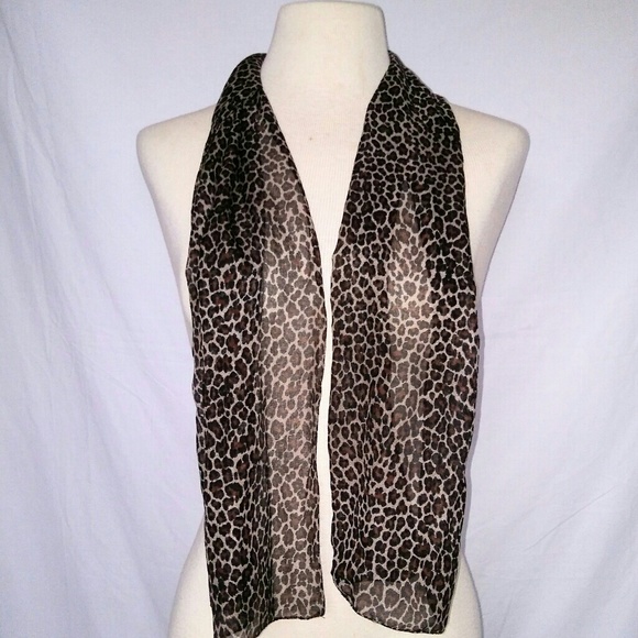 Vintage Accessories - SHEER Animal Print Scarf Vintage Accessories - SHEER Animal Print Scarf