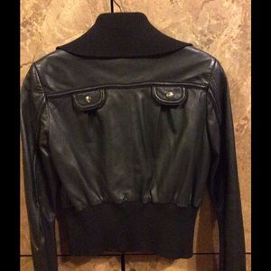Just Cavalli Jackets & Coats - Just Cavalli Leather Bomber Just Cavalli Jackets & Coats - Just Cavalli Leather Bomber