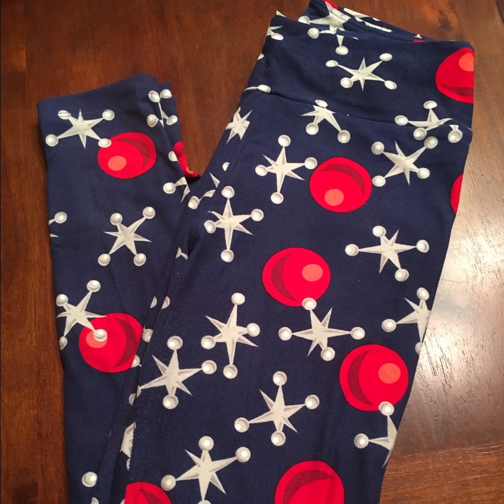 Lularoe jacks leggings. OS. WORN ONCE.