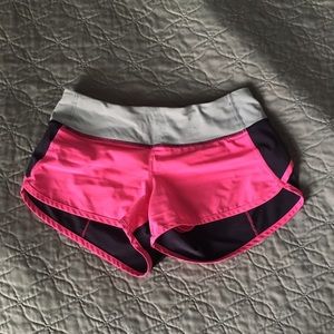 Lululemon speed shorts