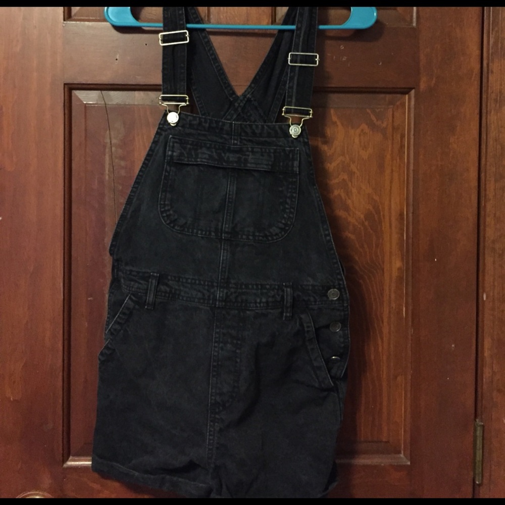 Topshop overall shorts