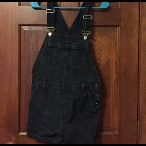 Topshop overall shorts