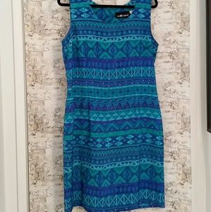Multicolor Sleeveless Dress.