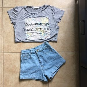 "You Can Go Your Own Way" Basic Graphic Shirt