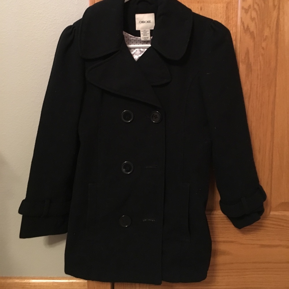 Formal black winter coat