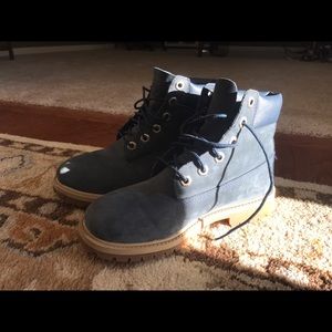 Navy Blue Timberlands