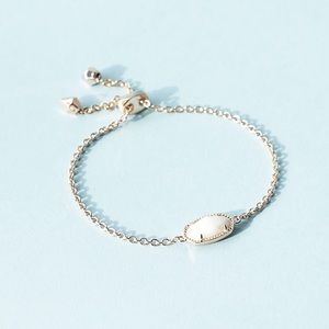 Kendra Scott Elaina Bracelet in White Opal