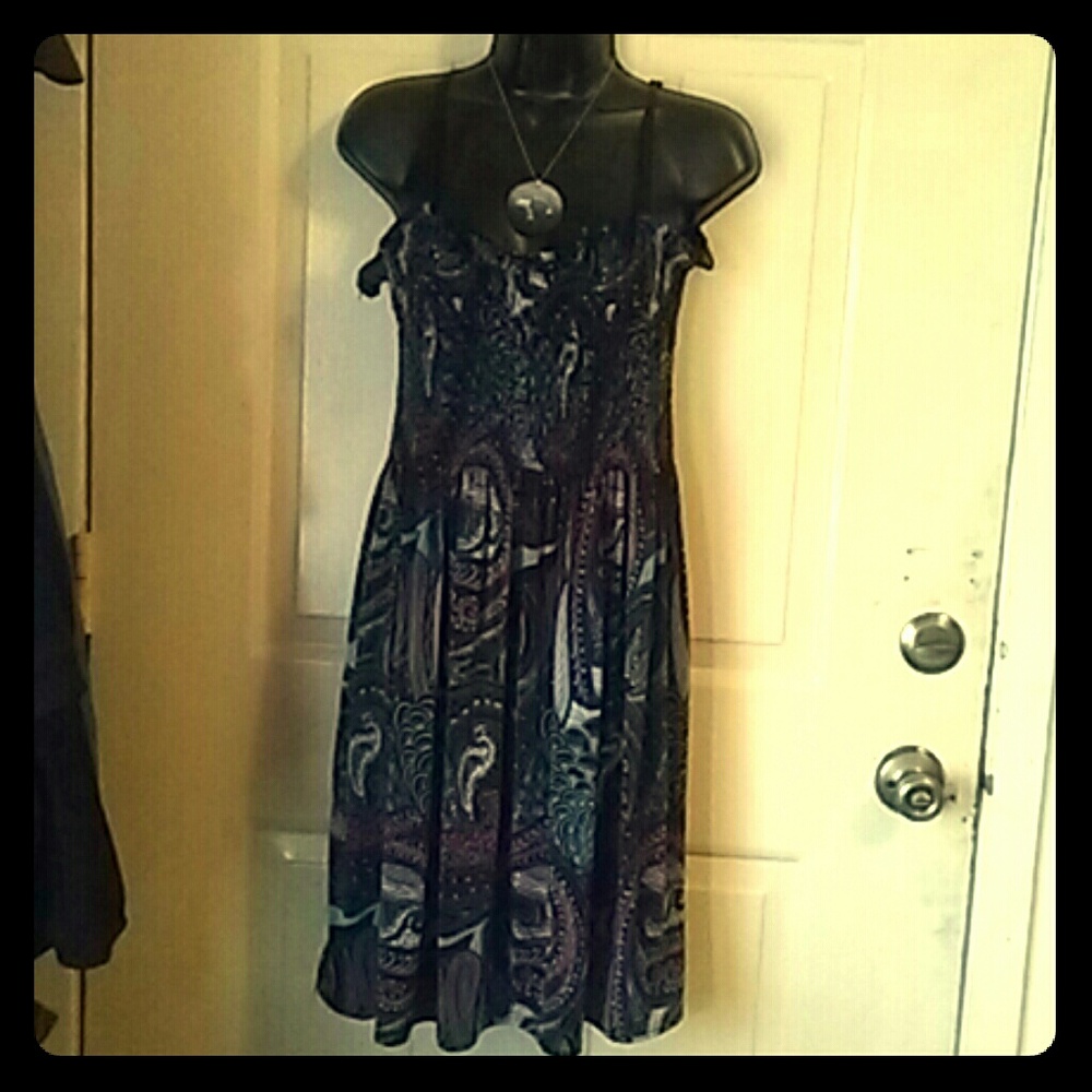 Pretty Style works sun dress EUC