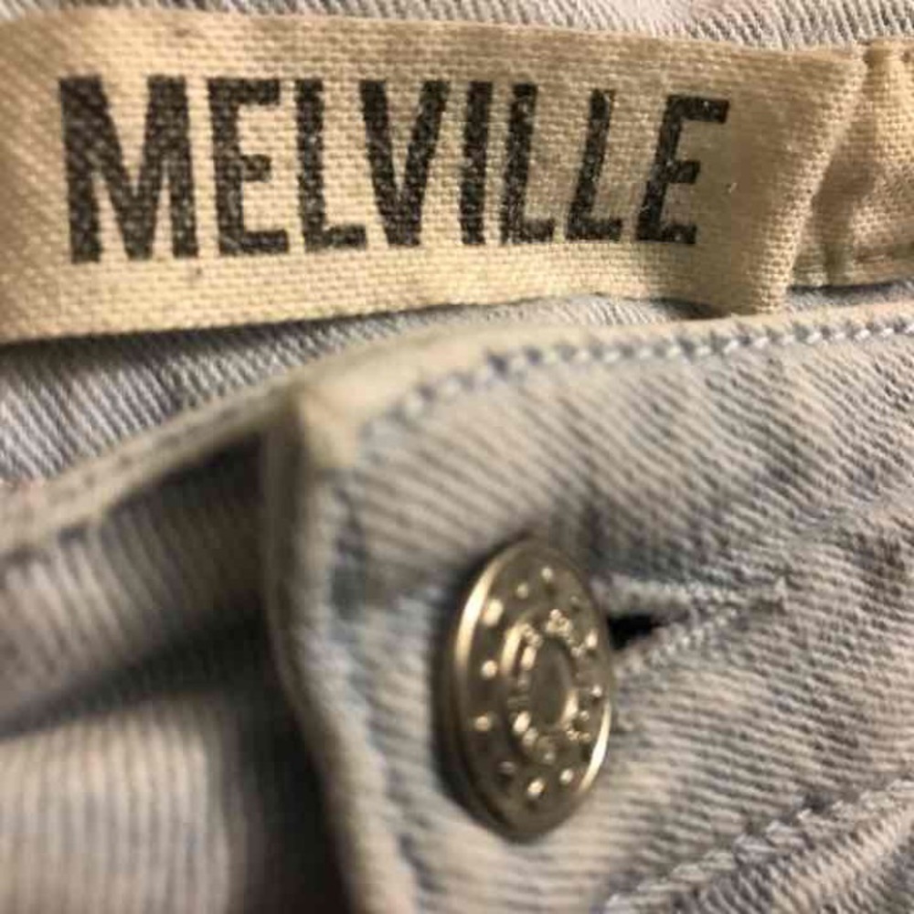 Brandy Melville baby blue distressed shorts 36