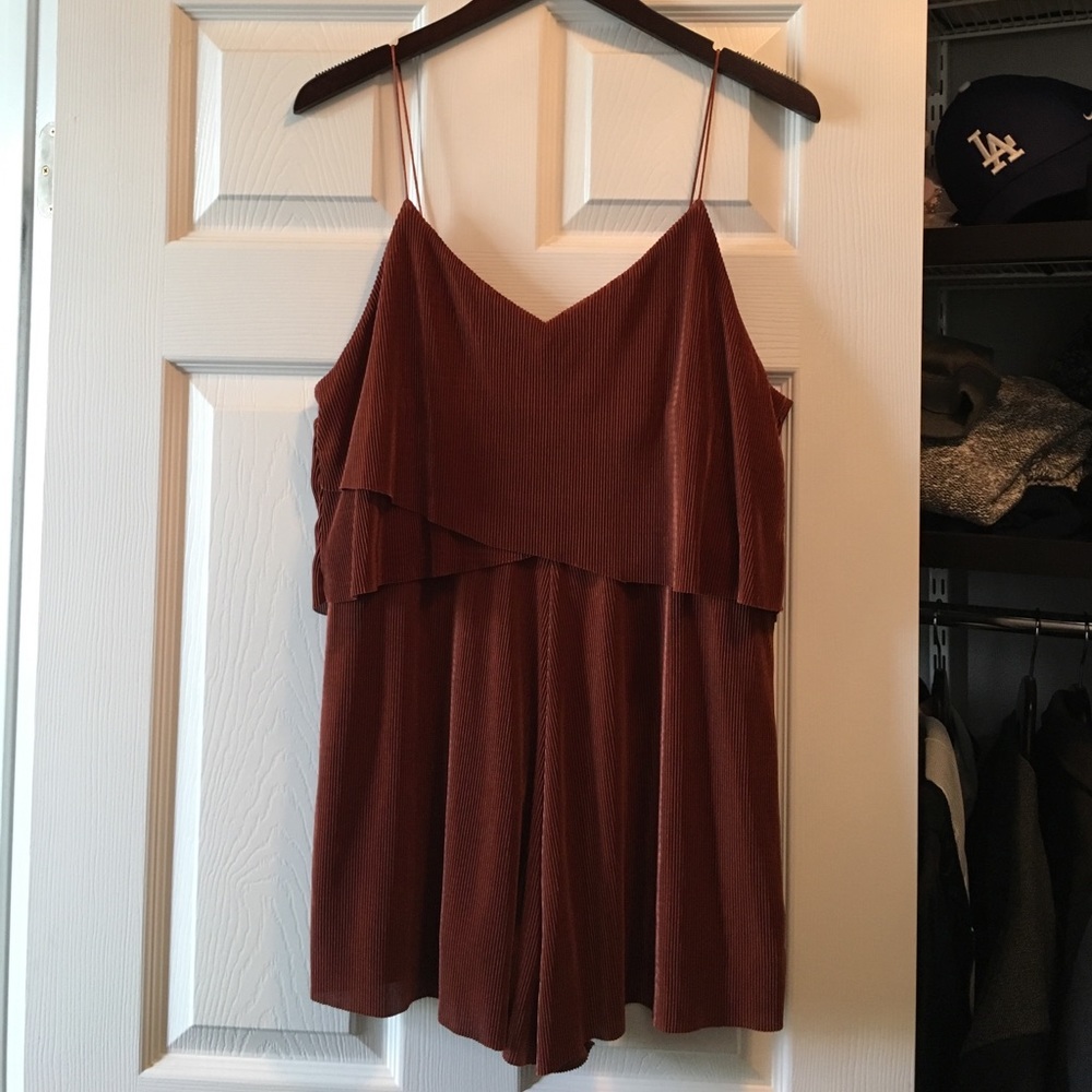 Urban Outfitters Silence+ Noise Orange Romper