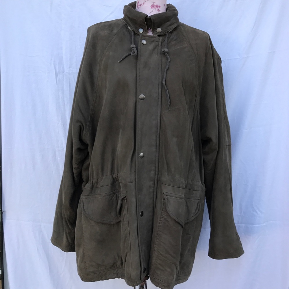 supply company leather jacket womens Size L