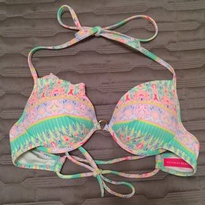 VICTORIA'S SECRET | 32B swim top | multi-color