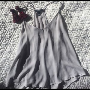 Versatile silver/grey Blouse