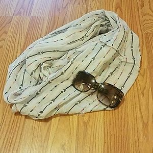 Bundled together!!  Infinity scarf and sun glasses