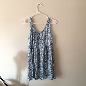H&M Blue Floral Dress