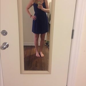 Jcrew blue summer dress.