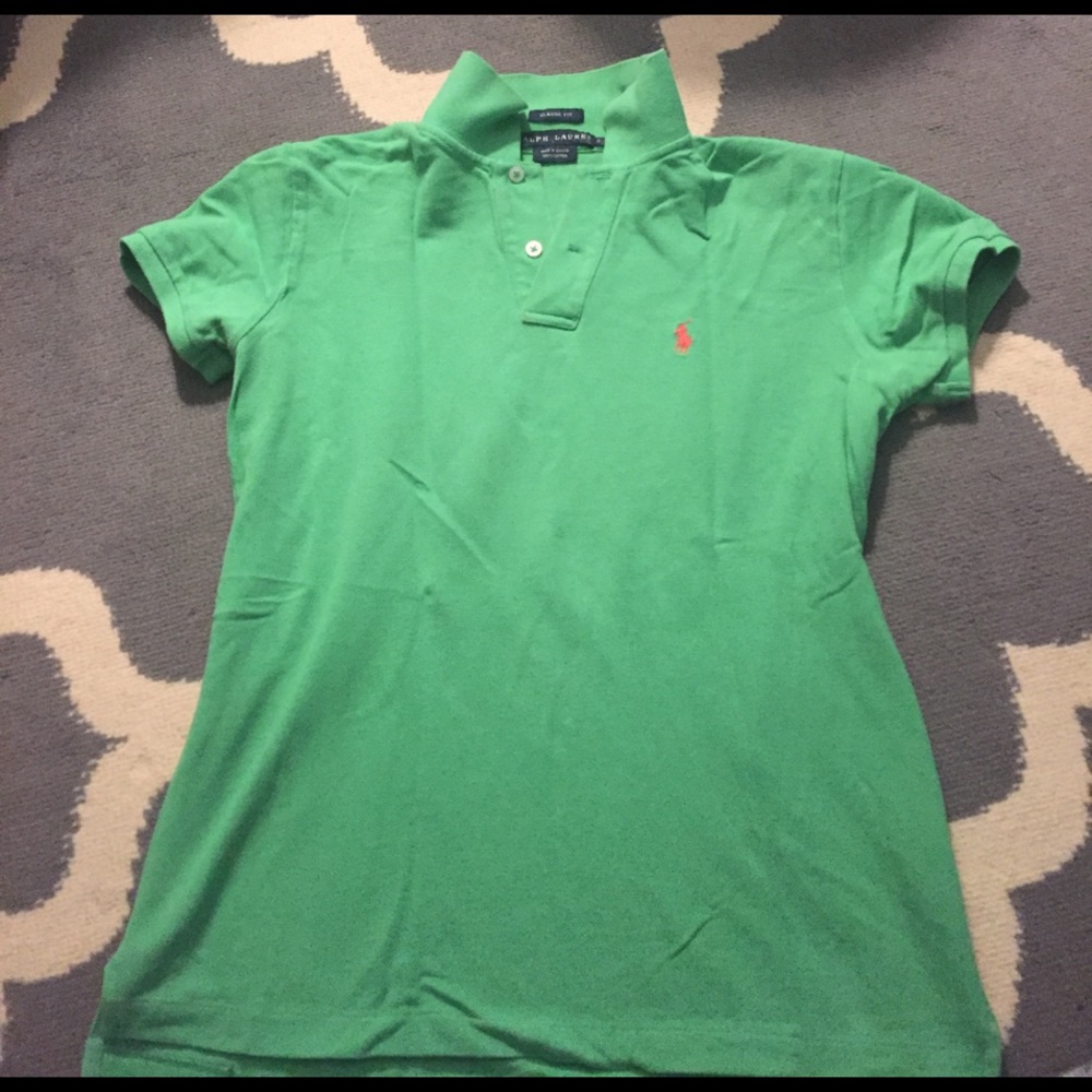 Ralph Lauren classic fit polo in green