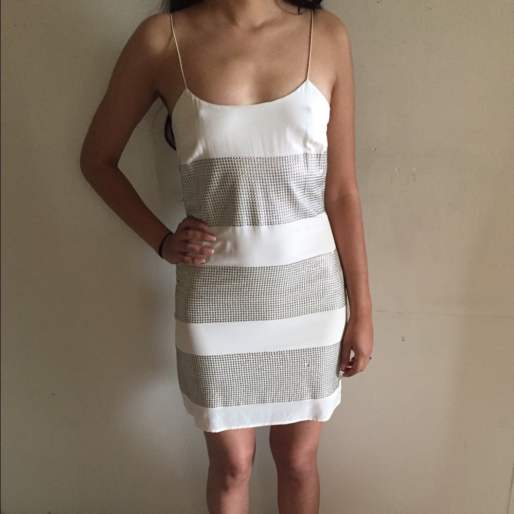 White dress.