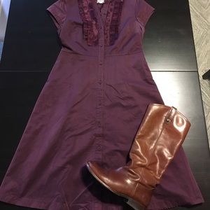 Burgundy dress - Free gift with purchase!