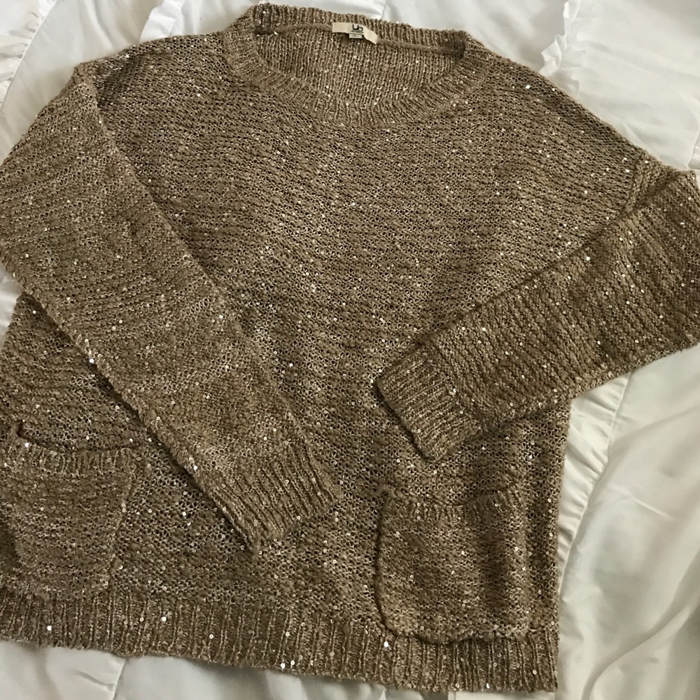 Sequin Knit Sweater