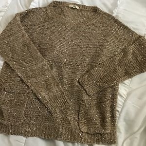 Sequin Knit Sweater